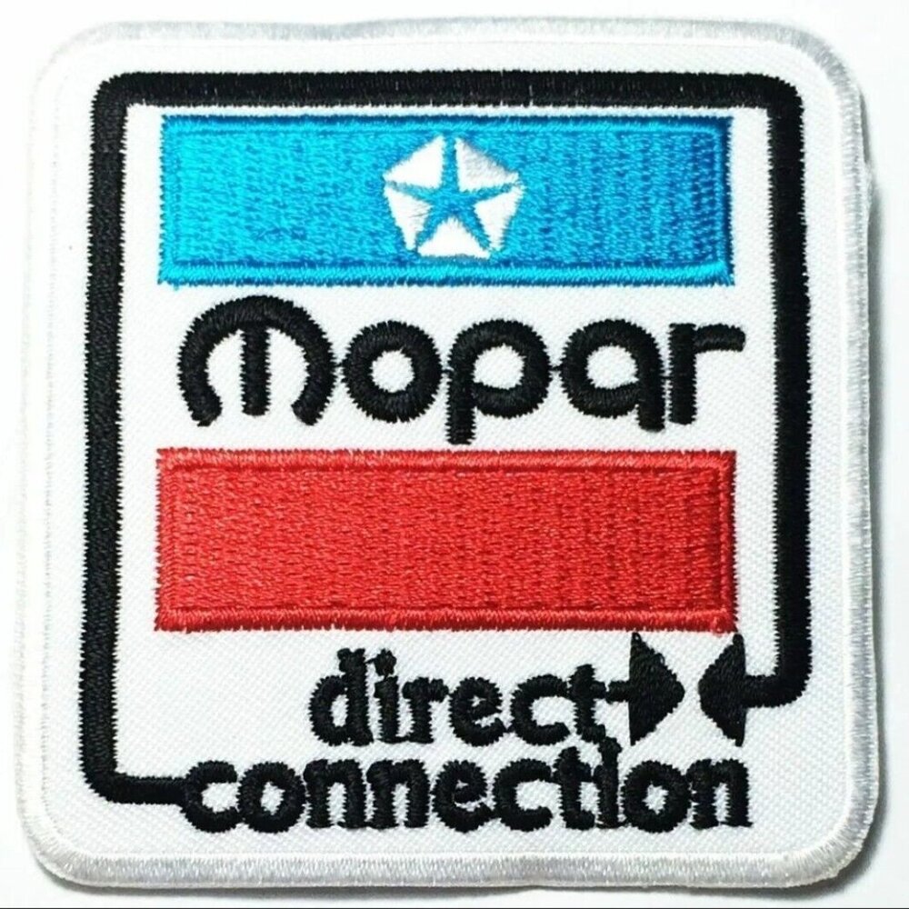 MOPAR Chrysler Racing Champion IRON ON QUALITY PATCHE SHIPPING Est. 3"X2"
